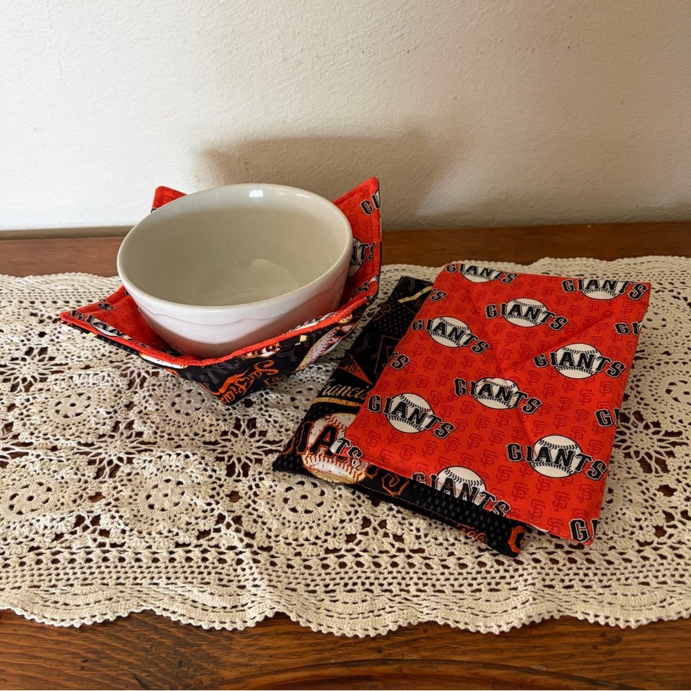 SF Giants Hot Pads and Cozie
